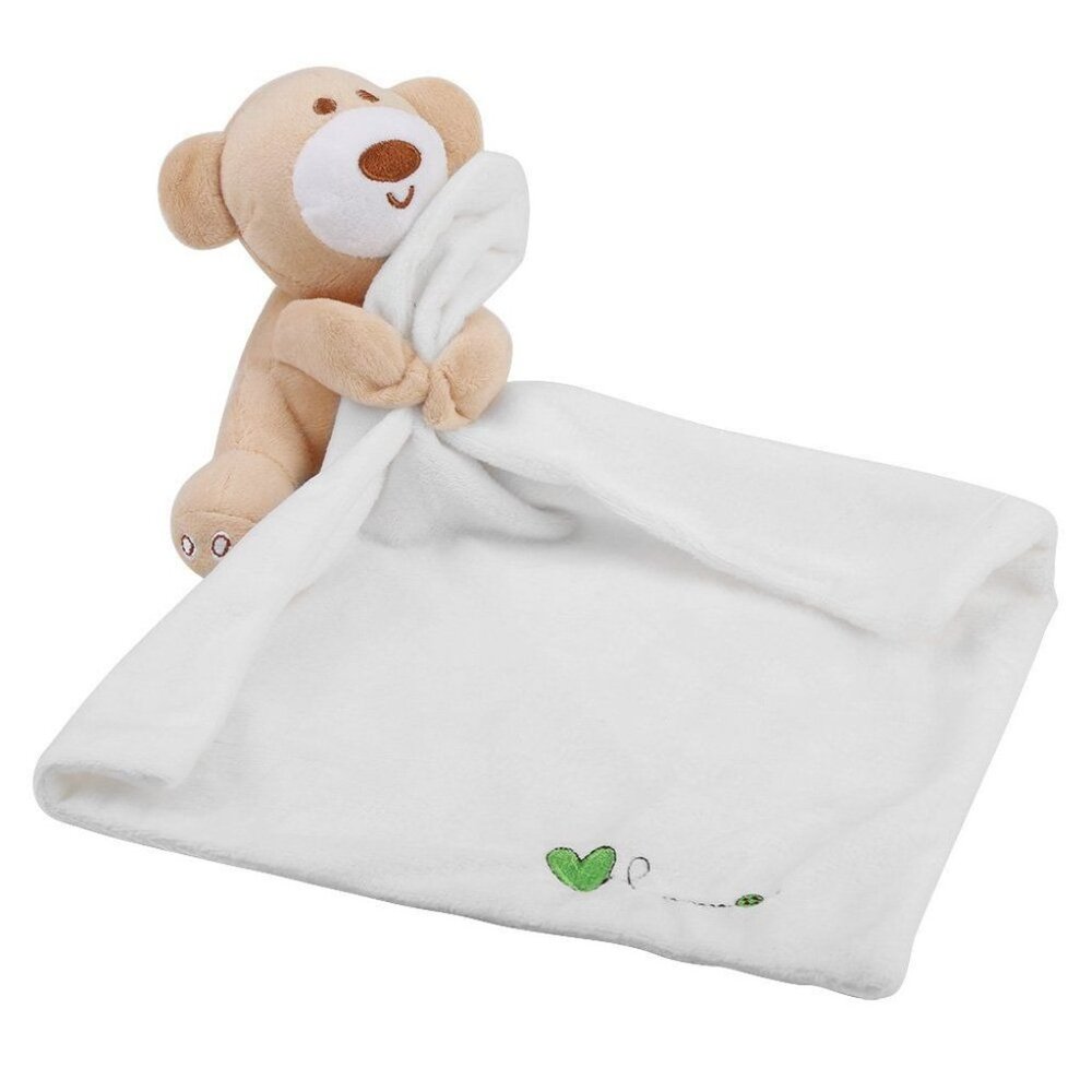 Bear Baby Infant Comfort Plush Security Blanket‎ NEW